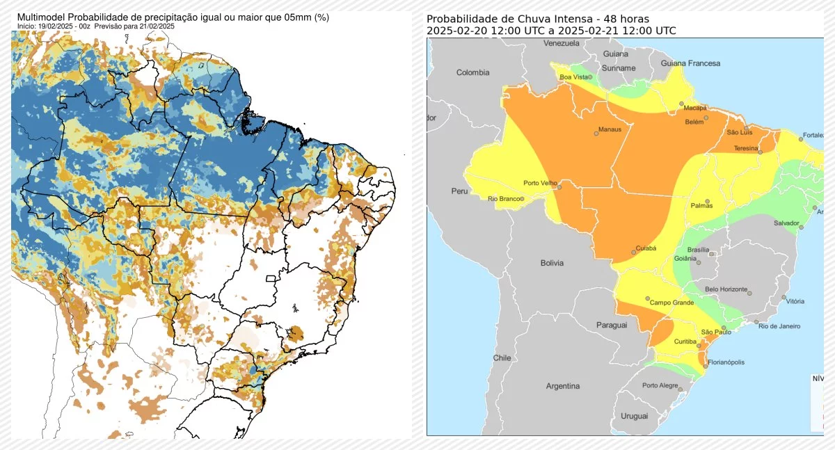 Com novo cenário meteorológico, previsão mantém tempestades intensas e severas para Rondônia - News Rondônia